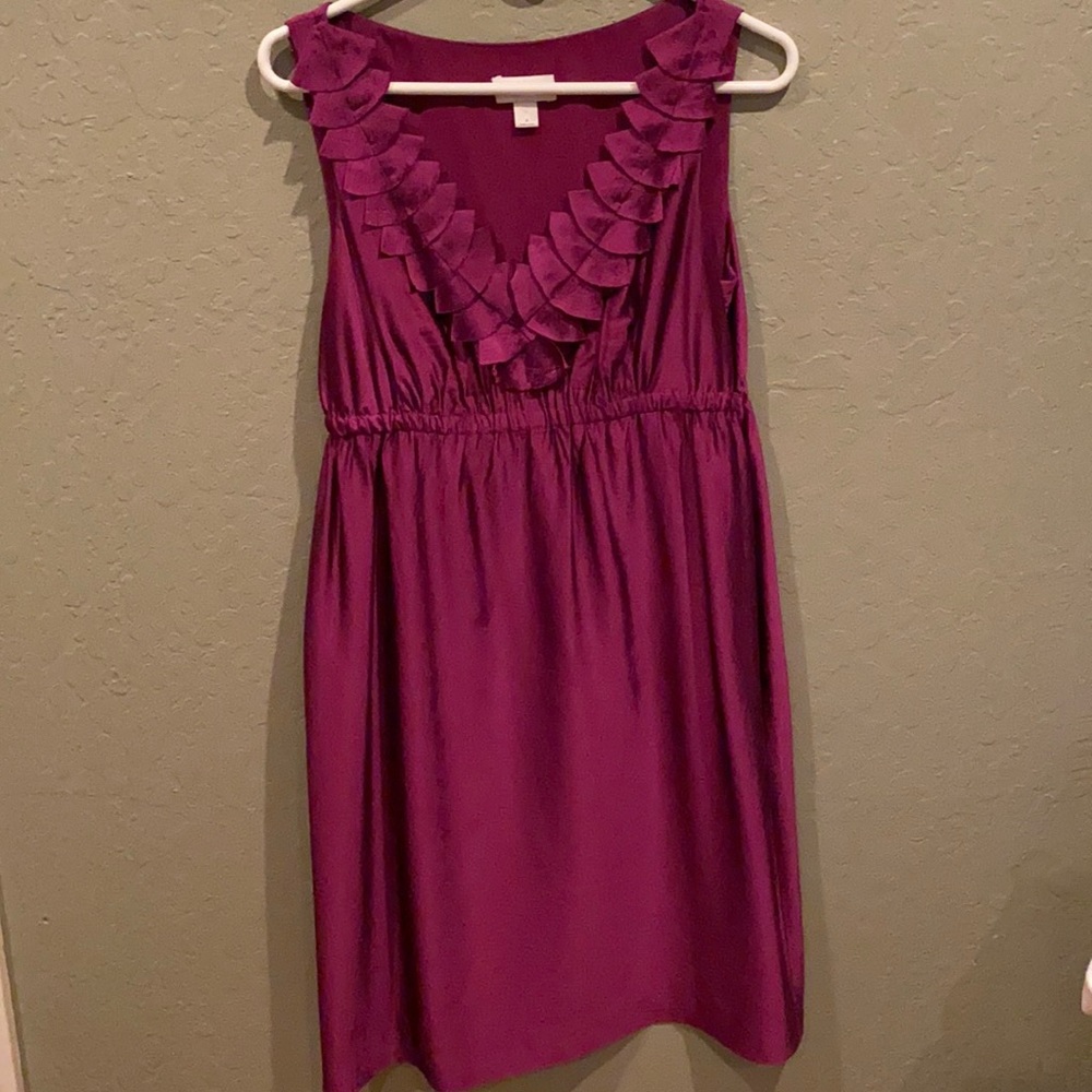 Purple Loft empire waist dress